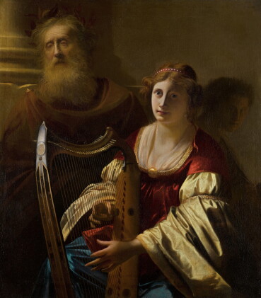 Catalog image of Homer and his Muse | 《荷馬與他的繆斯》