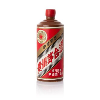 View 1 of Lot 7283: 1986年“五星牌”特需貴州茅台 (醬釉瓷瓶)Kweichow Moutai 1986 (1 BT54)
