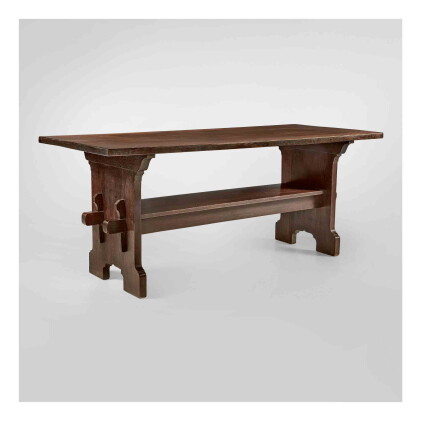 Catalog image of bungalow trestle table, model no. 445