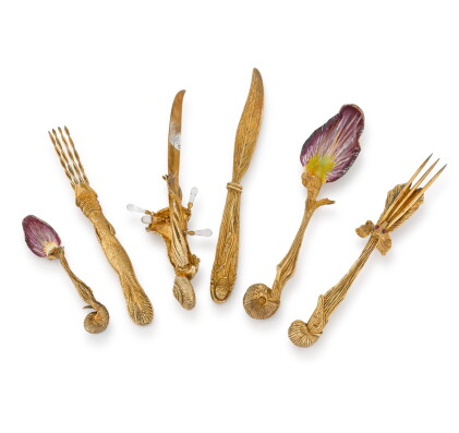 Catalog image of salvador dali - cutlery set comprised of six pieces - 1957