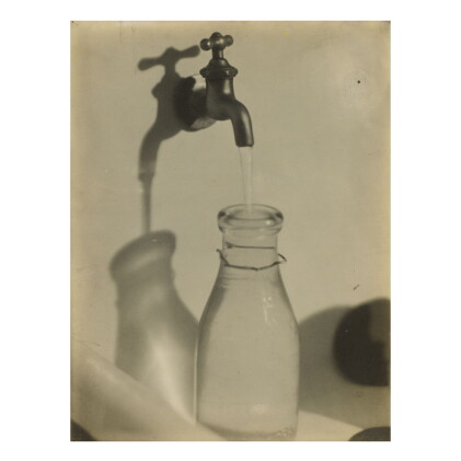 Catalog image of margaret watkins | untitled (milk bottle in sink)