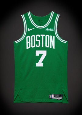 View 1 of Lot 18: Jaylen Brown Boston Celtics 2025-2026 Game Worn Icon Edition Jersey | 41 Points