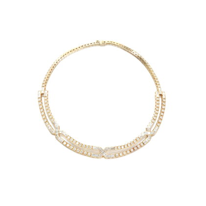 Catalog image of Diamond necklace, 1980s