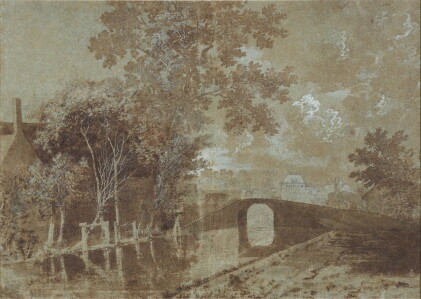 Catalog image of A Canal Scene by Moonlight