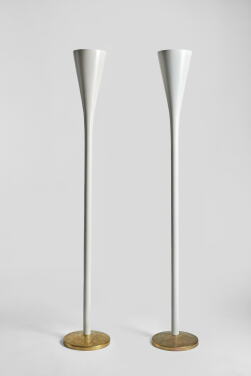 View 1 of Lot 413: Pair of "Luminator" Floor Lamps