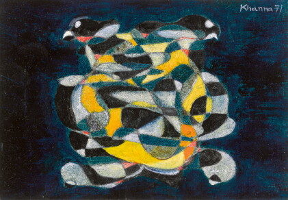Catalog image of balraj khanna | untitled (black minature)