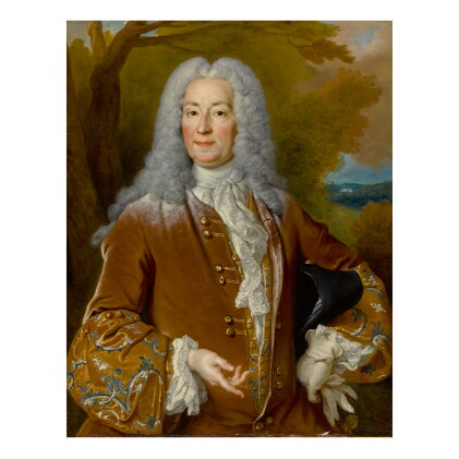Catalog image of nicolas de largillierre | portrait of nobleman with a powdered wig