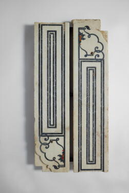 View 1 of Lot 355: A Pair of Mughal Pietra Dura Marble Panels, North India, Agra Region, circa 1630-40