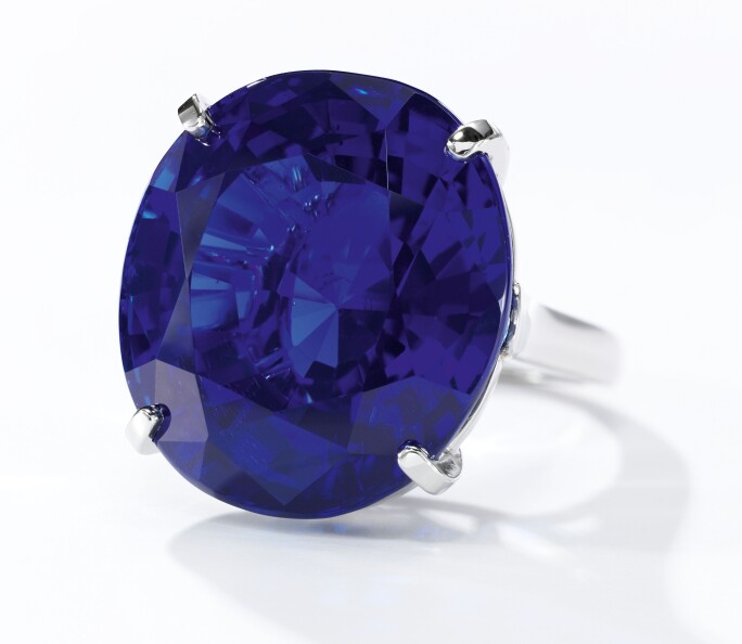 Burmese Sapphire Ring, Cartier. Image by Sothebys