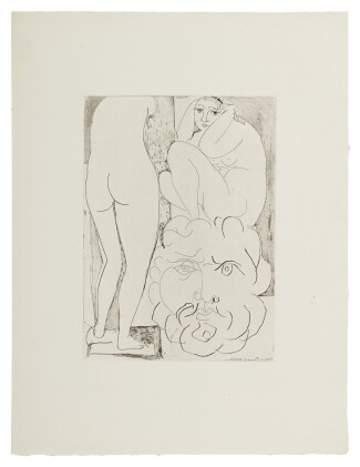 Catalog image of Femme songeuse et inquiète dans l'atelier de sculpture (B. 188; Ba. 347)