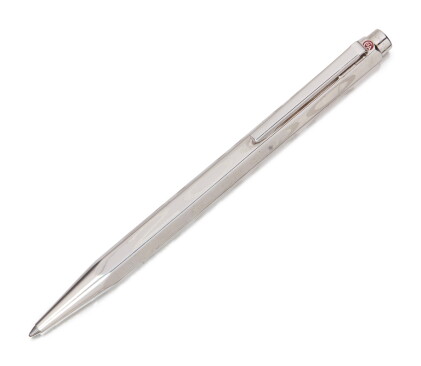 Catalog image of caran d'ache | a stainless steel palladium plated ballpoint pen, circa 2000