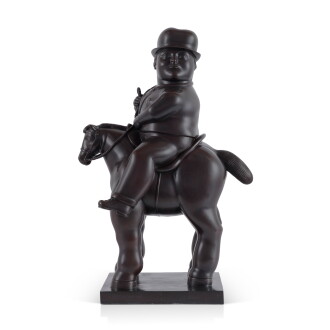 View 1 of Lot 146: Man on a Horse