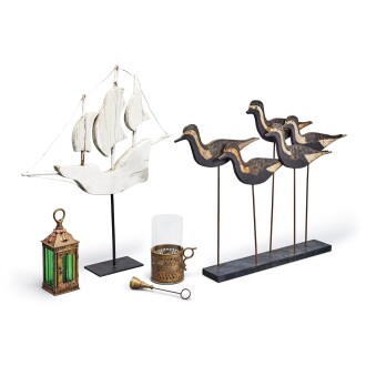 View 1 of Lot 8: A Group of American Nautical Folk Art, Early 20th Century