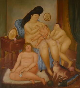 View 1 of Lot 488: Familia Protestante