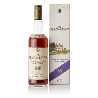 View 1 of Lot 2054: The Macallan 18 Year Old Sherry Oak 43.0 abv 1969 (1 BT75)