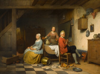 Catalog image of A Domestic Interior after a Row