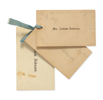 Catalog image of eliza mccardle johnson, andrew johnson, & martha johnson patterson | calling ca…