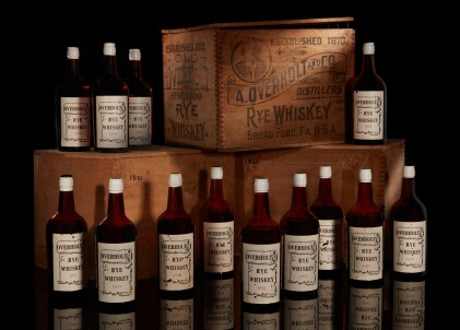 View 1 of Lot 287: Overholt Rye Whiskey 1911 (12 BT Quart)
