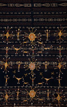 View 1 of Lot 16: Jupe cérémonielle de femme lawo butu, Kabupaten de Ngada, Florès, Petites îles de la Sonde, Indonésie, 19e siècle | Woman’s ceremonial tubular skirt sarong lawo butu, Ngada people, Flores, Lesser Sunda Islands, Indonesia, 19th century