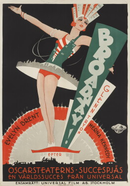 View 1 of Lot 203: Broadway  (1929) Poster, Swedish