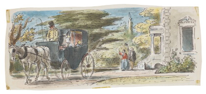 Catalog image of ardizzone, five pieces, including work related to titus in trouble, [c.1959]