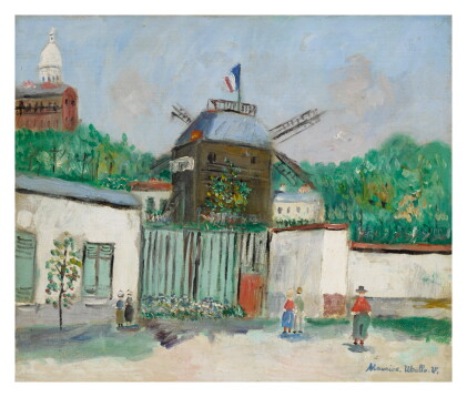 Catalog image of maurice utrillo | le moulin de la galette