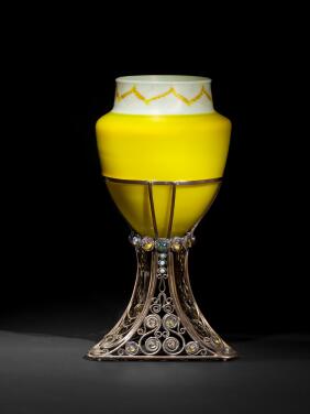 View 1 of Lot 502: Bronze-Mounted "Byzantine" Vase