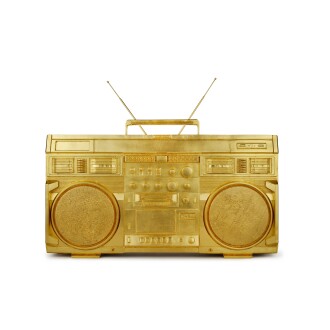 View 1 of Lot 52: 24kt gilded "Boombox (Conion Gold)," 2018