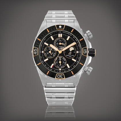 Catalog image of Super Chronomat 44 Four-Year Calendar, Reference I19320 | A stainless steel ann…