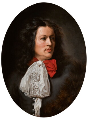 Catalog image of follower of carel wautier | a portrait of a gentleman, bust-length, with a whit…