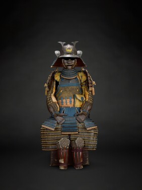 View 1 of Lot 16: A nimai-do gusoku [armour] | Edo period, 17th - 18th century