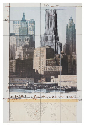 Catalog image of Lower Manhattan Wrapped Buildings, (Project for 2 Broadway, 20 Exchange Place)