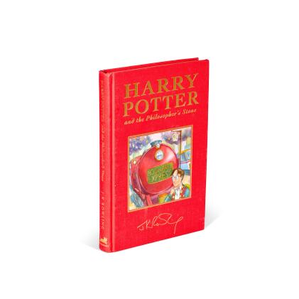 View 1 of Lot 364: J.K. Rowling | Harry Potter and the Philosopher's Stone, 1997, deluxe hardback edition, fourth impression, signed