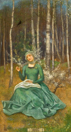 Catalog image of marianne stokes | april