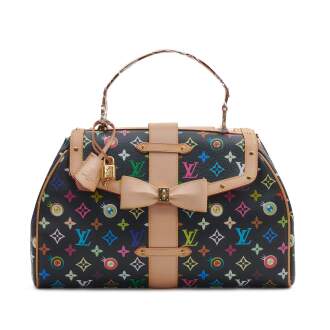 View 1 of Lot 707: Black Monogram Multicolor Limited Edition Eye Love You Bow Bag Gold Hardware, 2003
