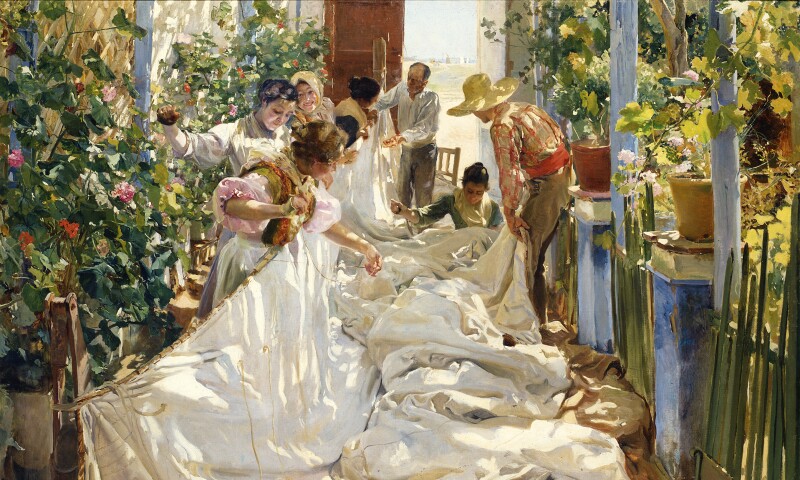 Sewing the Sail (Cosiendo la vela), 1896