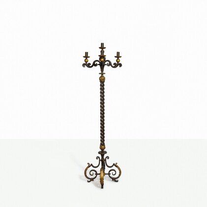 Catalog image of gilbert poillerat | floor lamp