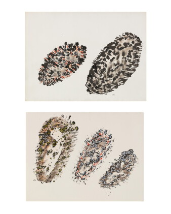 Catalog image of henri michaux | sans titre [2 oeuvres]