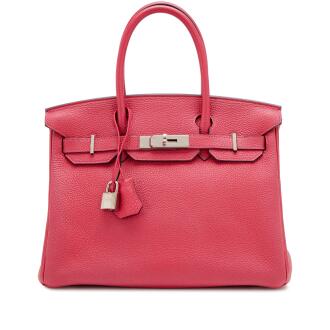 View 1 of Lot 120: Rose Mexico Togo Birkin 30 Palladium Hardware, 2020
