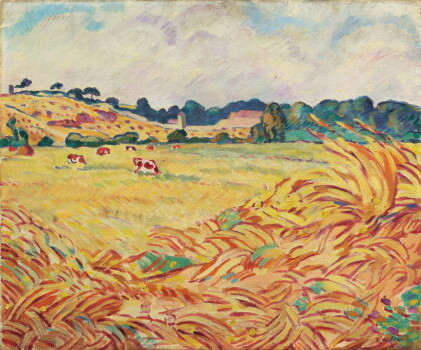 Catalog image of Vaches dans un champ en Normandie
