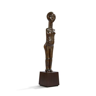 View 1 of Lot 1306:  Figure féminine, Afrique du Sud, XXe siècle