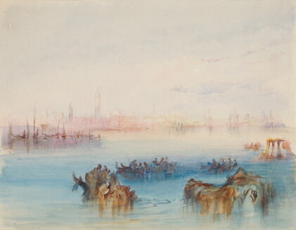Catalog image of looking back on venice from the canale di san marco to the east - after j.m.w. …