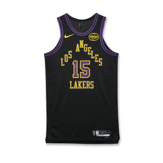View 1 of Lot 17: Austin Reaves Los Angeles Lakers 2025-2026 Game Worn City Edition Jersey 