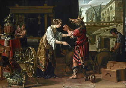 Catalog image of jan tengnagel | circe with odysseus