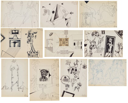 Catalog image of viktor pivovarov | a group of 10 drawings