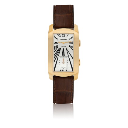 Catalog image of chopard | ref 2274, a yellow gold automatic and quartz dual time wristwatch cir…