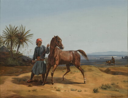 Catalog image of King Wilhelm I’s Arabian Stallion ‘Tursi’