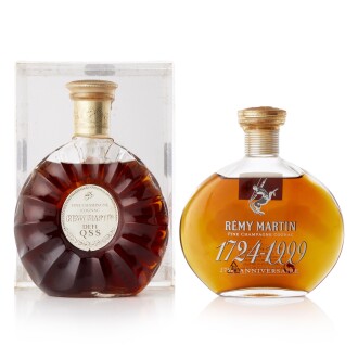 View 1 of Lot 6615: Remy Martin QSS Cognac &  275th Anniversary Mixed Lot NV (1 BT70, 1 BT35)