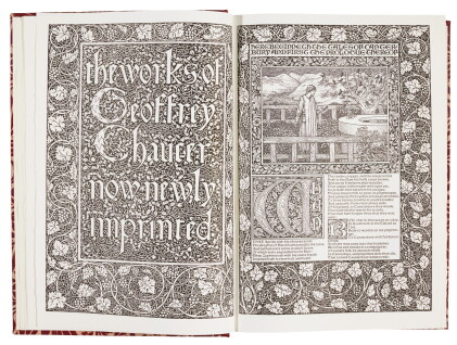 Catalog image of chaucer--basilisk press, works, 1974
