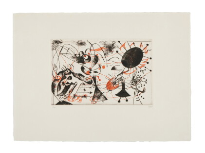 Catalog image of Série noire et rouge: one plate (Dupin 35)